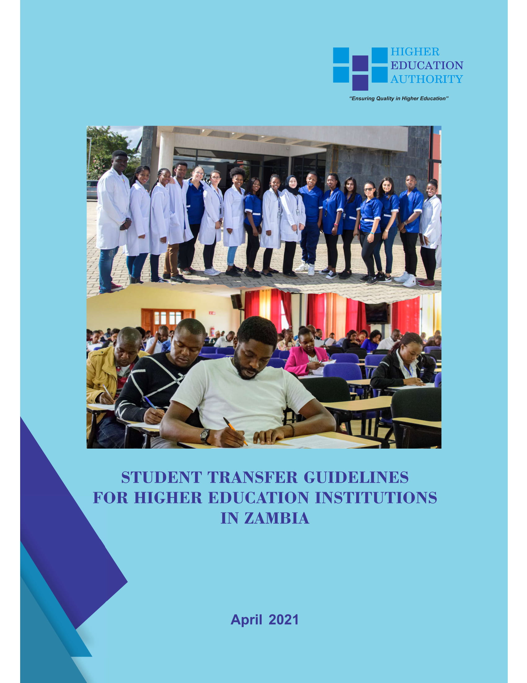 Student Transfer Guidelines for Higher Education Institutions in Zambia