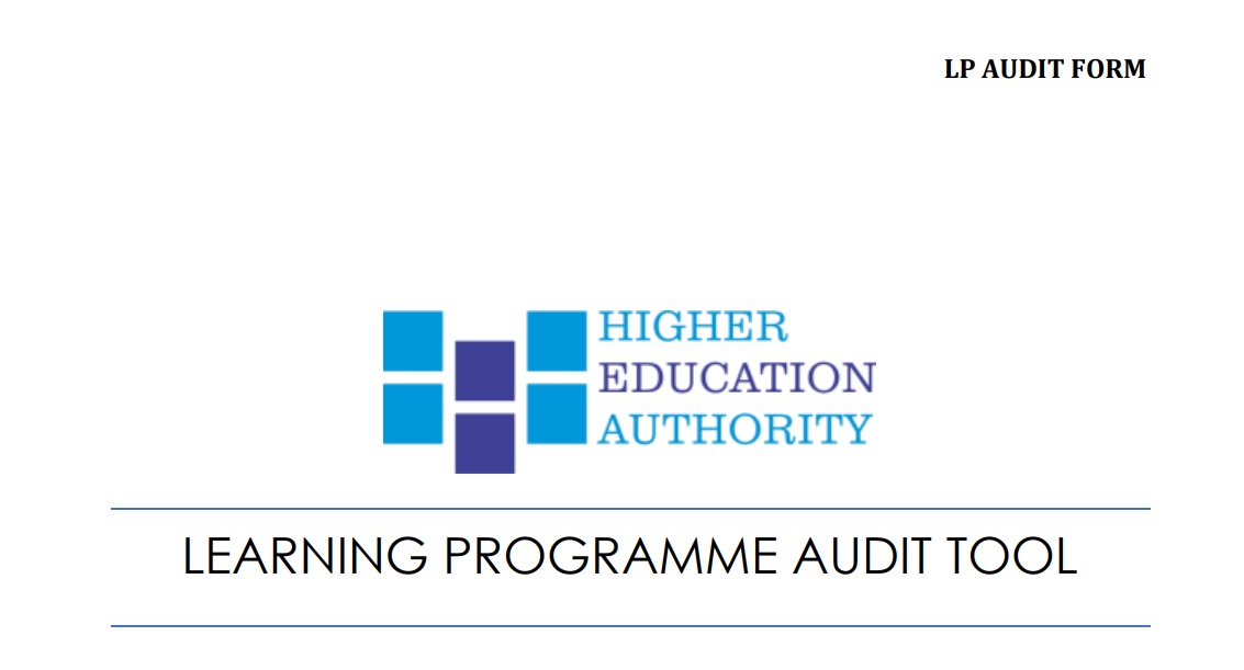 Audit Tool for Learning Programmes
